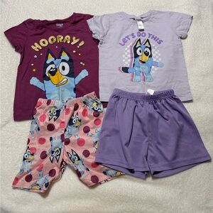 Girls size 6x Bluey sets